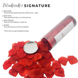 (Pre-Separated, Scented) Artificial Silk Rose Petals For Wedding Flower Petals For Romantic Special Night, For Proposal, Anniversary (1,000 Pcs, Dark Red)