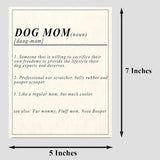 Dog Mom Definition Card, Best Dog Mom Card, Dog Mom Birthday Card From Dog, Card For Dog Mom, Mothers Day Cards From Dogs, Dog Mom Greeting Card, Card With Envelope (5X7”)