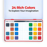 Camel Artist Water Colour Cake Set - Pack of 24 (Blue)