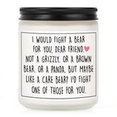 Best Friend Birthday Gifts For Women, Friendship Gifts For Women- Handmade Lavender Natural Soy Wax Candle (7Oz)- Funny Best Friend Candle For Bestie, Bff