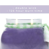 A Cheerful Giver - Lilacs In Bloom Mama Scented Glass Jar Candle (22oz) with Lid & True to Life Fragrance Made in USA