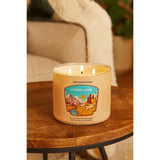 Bath and Body Works Acorn Lane 3-Wick Scented Candle, Autumn Leaves Cinnamon Gala Apple Fragrance, 14.5 oz Jar with Lid, Soy and Paraffin Wax Blend, Decorative Fall Home Decor