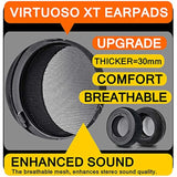 Velour Ear Pads For Virtuoso Rgb Wireless Se Xt Headset With Installation Clip Ring