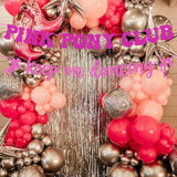 Pink Glitter Pony Club Party Banner Disco Cowgirl & Western Party Decor