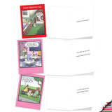 10 Assorted Box Set Hysterical Valentine'S Day Greeting Cards W/ 5 X 7 Inch Envelopes For Men, Women, And Couples (10 Designs, 1 Each) Whyatt'S Wacky Love Ac10886Vdg-B1X10