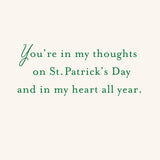 Hallmark Pack of St. Patricks Day Cards, Thinking of You (4 Cards and Envelopes)