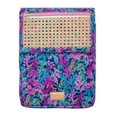Lilly Pulitzer 14 Inch Laptop Case, Leatherette Computer Case with Pocket for Accessories, Padded Laptop Sleeve for 14" Computers and Tablets, Calypso Coast