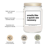 Get Well Soon Candle 8Oz, Post Surgery Gift For Women, Men, Recovery After Surgery, Funny Gift (Lavender & Vanilla)