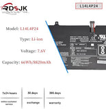 Replacement Laptop Battery for Lenovo Yoga 900 3 Pro 7.5V 66Wh L14L4P24 L14M4P24
