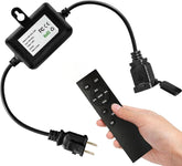 120W Remote Dimmer Timer Plug In Controller for Outdoor String Lights Patio Lights and LED Lamp