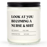 Craftique Nurse Gifts for Women Men, Nursing Student Gifts- Funny Nurse Candle- Nursing School, Nurses Week/Day/Graduation/Birthday Gift, Cool LPN RN Gift for Nurses, Future/New Grad