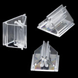 50 Pieces Game Card Stands Plastic Card Holder Clear Small Wedding Table For Board Table Signs Memos Pictures Photos Diy Party Favors