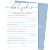 Baby Shower Games For Boy Or Girl - Dad Jokes, Gender Reveal Games, Baby Shower Activities, 30 Cards -Bbg07