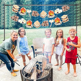 S’Mores Party Decorations, 2Pcs S’Mores Party Banners For Camping Campfire Camper Birthday Baby Shower Party Supplies