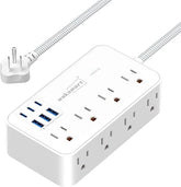 Heavy Duty 8 Outlet Surge Protector Power Strip 6 Foot Cord