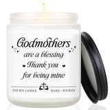 Godmother Proposal Gift, Will You Be My Godmother, Godparents Proposal Gift, God Mother Proposal Gifts For Women - Godmom Mothers Day Christmas Birthday Presents From Goddaughter - Lavender Candle