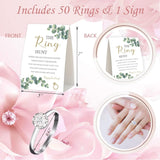 The Ring Hunt Game,Greenery And Gold Bridal Shower Game,Bridal Shower Games 50 Guests,Bridal Shower Decorations,Bachelorette Decorations For Party,Engagement Party Game,Bridal Shower Favors-L16