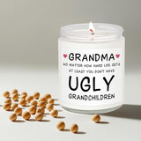 Christmas Gifts For Grandma Women Birthday 2025 Best Nana Grandmother Grandma Gifts From Grandson & Granddaughter Unique Funny Christmas Presents For Grandparents, 100% Soy Wax Candle