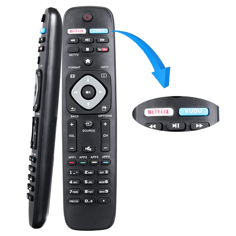 New Universal Replaced Remote Control For Philips Smart Tv Lcd Led 4K Uhd Smar