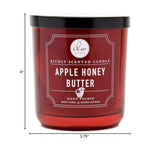 Medium Single Wick Candle, Apple Honey Butter