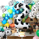 Cow Print Balloon Birthday Decorations Supplies,40 Inch Number 1 Balloon | Cowgirl Theme Number Balloons For 1St Birthday Party | Farm Barn Decor For Kids