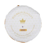 Classic Galvanized Fleur De Lis Small 10 Ounce Pottery/Wax Scented Votive Jar Candle For Home Or Office, Queen Of Bourbon