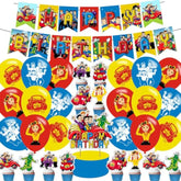 Birthday Decorations, Party Supplies Include Happy Birthday Banner, Cake Topper And Cupcake Toppers, Balloons For Kids Party Decor