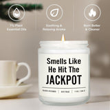 Bridal Shower Gifts For Bride - Wedding Bachelorette Gifts For Bride To Be, Funny Engagement Gift For Newlyweds Couples - Lavender Scented Soy Wax Candles 7Oz?
