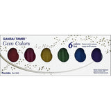 Kuretake Gansai Tambi Gem Colors 6 Colors Set