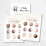 Baby Shower Games For 25 Guests - Hilarious Beer Belly Or Baby Bump Game, Funny Babyshower Game Girl Boy Gender Neutral, Pink Dots Gender Reveal Games, Made In Usa