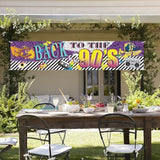 Back to the 90s Party Banner – Retro Hip Hop Graffiti Backdrop Décor