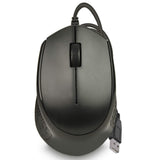 205U Black - Wired Usb Optical Mouse - 1200 Dpi - Three Buttons Left/Right And Scroll Key - Office Use (Mo-205U)