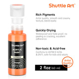 25 Colors Outdoor Acrylic Paint Set, 2Oz/60Ml Waterproof Acrylic Paint With 10 Brushes 1 Palette, Rich Pigmented Paints For Artists, Beginners On Rocks, Wood Crafts, Garden Statues