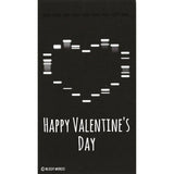 Mini Gel Electrophoresis Heart Valentines (Set Of 24, Wallet-Sized Cards) For Valentine'S Day