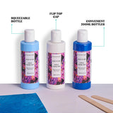 Premium Acrylic Pouring Paint Sky Blue Colour 6.76 Fl Oz 200 Ml Ready To Use Superior High Flow Formula For Canvas Wood Paper Craft And Fluid Art Projects Made In India
