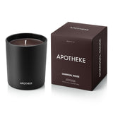 Signature Scented Candles For Home, Charcoal Rouge - 10.5 Oz - Soy Wax, Non Toxic, Large Jar Black - Luxury Candle Gifts For Women & Men - Birch Wood, Elemi, Damask Rose, And Smoke