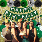 Birthday Decorations For Men, Green Party Decorations For Men Women Bo