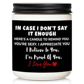 Gifts For Girlfriend, Anniversary Wedding Gift For Women Men, Romantic Gift For Him Lavender Candle, Valentines Birthday Love You Gifts For Her, Wife, Husband, Girlfriend, Boyfriend