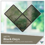 Gallery Glass, Black Onyx Stained Glass 2 fl oz Brilliant Smooth Finish Paint, Perfect for Easy to Apply DIY Arts and Crafts, 19775