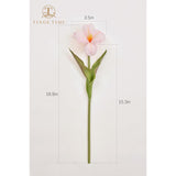 10Pcs Fake Flowers, 15.3" Blooming Tulips Artificial Flowers,Real Touch Tulips For Valentine'S Day Gifts?Pink?