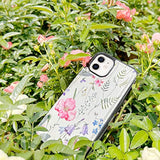 For Iphone 11 Wallet Case With Card Holder-Pu Leather Folio Flip Cover Kickstand Card Slots Double Magnetic Clasp Rfid Blocking Compatible With Iphone 11 6.1" (Pink Flowers)