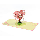 Tree Love 3D Pop-Up Card - Handcrafted Greeting Card For Cherished Moments (Tree Love)