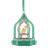 Boston International Santoro Chandelier 3D Hanging Pop-Up Greeting Card, Birdcage Cockatoo, 3.25 x 5 x 3.25, Birdcage Cockatoo