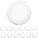 12 Pack 5/6 Inch LED Disk Lights 6000K Daylight Dimmable Flush Mount Fixtures