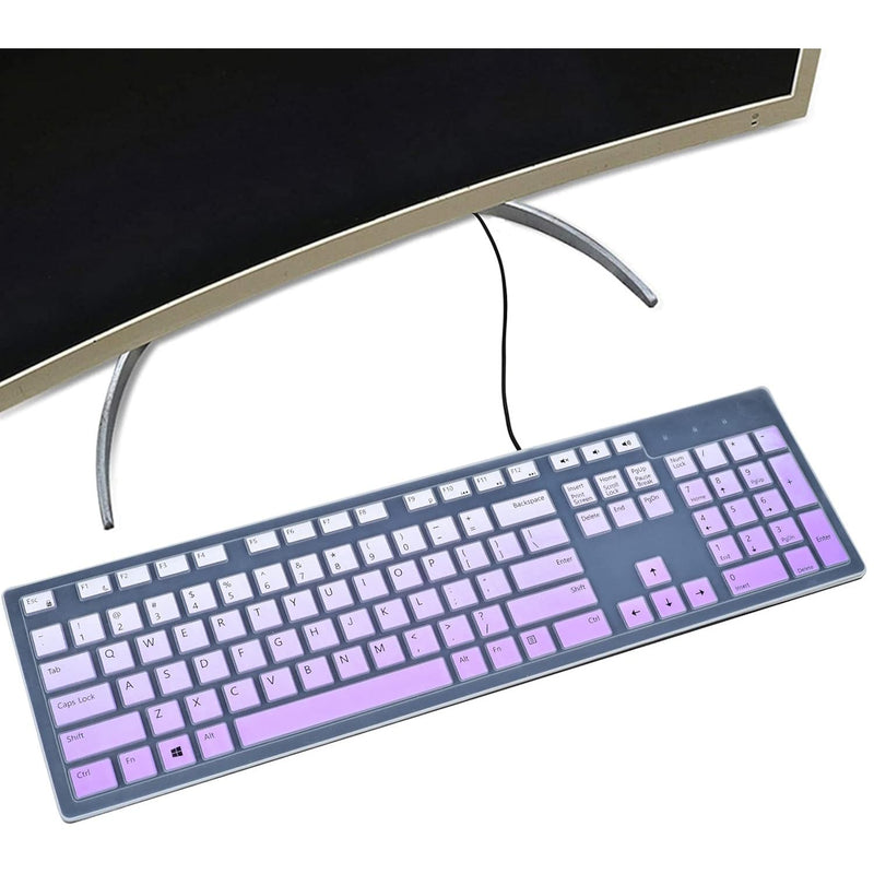 Keyboard Cover For Dell Km636 Wireless Keyboard & Dell Kb216 Wired/Dell Optipl