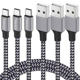 3 Pack USB A to USB C Fast Charging Cable 6FT Nylon Braided Charger for iPhone 17 16 15 Samsung Galaxy