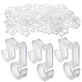 100 Pcs Outdoor Light Clips Hooks For String Lights Gutter Clips For Hanging Christmas Village Accessories