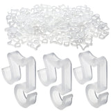 100 Pcs Outdoor Light Clips Hooks For String Lights Gutter Clips For Hanging Christmas Village Accessories