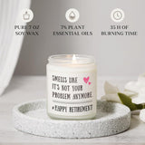 Retirement Gift For Woman - Funny Retired Candle, Retirement Gifts For Men Women 2026, Retired Gifts For Women, Men, Friends, Coworker, Teacher, Boss, Nurse, Handmade, 7Oz