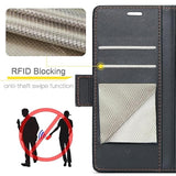 Samsung Galaxy S24 Ultra Wallet Case with RFID Blocking, Black - Premium Protection for Your Phone